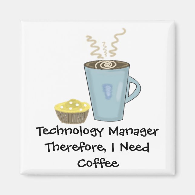 Kaffee und Muffin Magnet (Vorne)