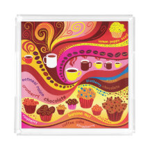 Kaffee- und Muffin-Muster