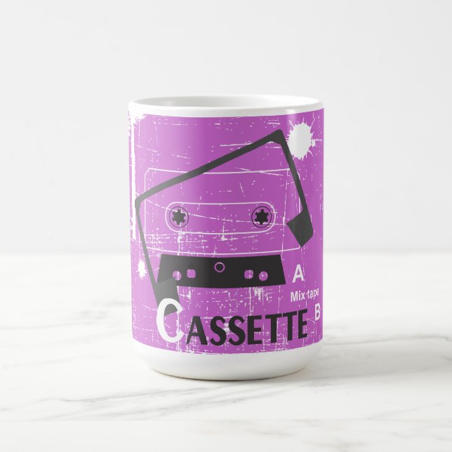 Kaffee und Musik Kaffeetasse (Mittel)