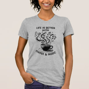 Kaffee und Musik T-Shirt