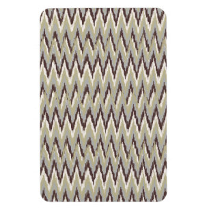 Kaffee und Sage iKat ZigZag Muster Magnet