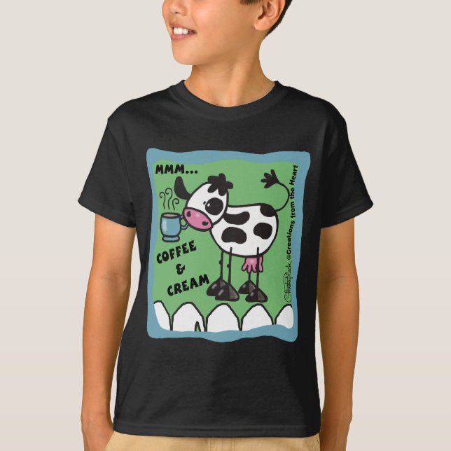 Kaffee und Sahne T-Shirt (Vorderseite)