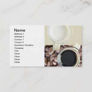 Kaffee und Sahne Visitenkarte