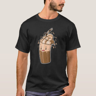Kaffee und Schokolade Milchshake sind glücklich T-Shirt
