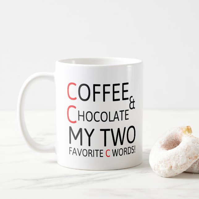 Kaffee-und Schokoladen-niedliche Kaffeetasse (Mit Donut)