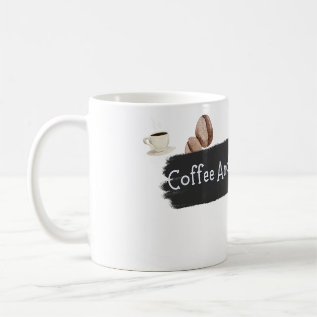 Kaffee und Selbstvertrauen Kaffeetasse (Links)