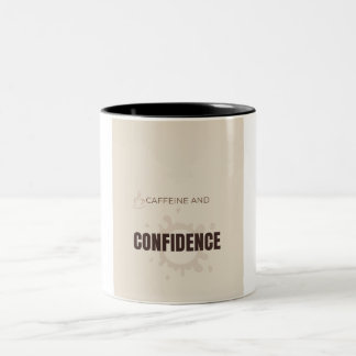 Kaffee Und Selbstvertrauen Motivierender Kaffee Li Zweifarbige Tasse