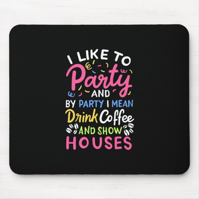 Kaffee- und Show-Häuser Mousepad (Vorne)