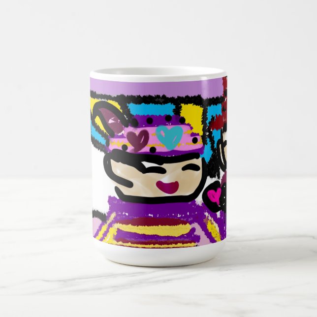 Kaffee und Valentine Kaffeetasse (Mittel)