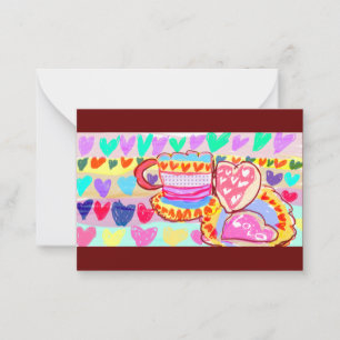Kaffee und Valentins-Spaß Holzbox-Schild-Magnet Ac Mitteilungskarte