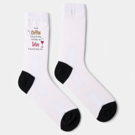Kaffee und Wein Socken