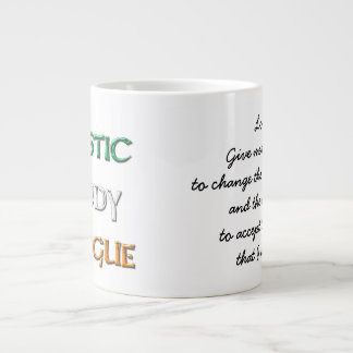 Kaffee- und Whiskey-Ruhe mit Logo Jumbo-Tasse