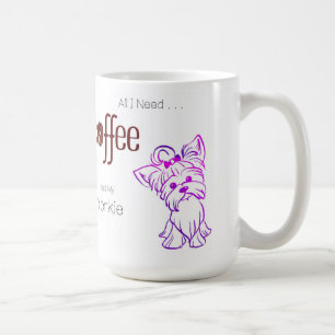 Kaffee und Yorkie Kaffeetasse