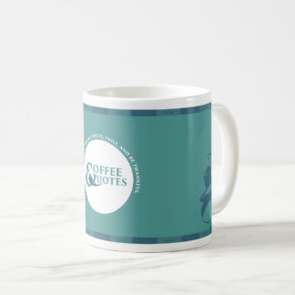 Kaffee und Zitate: Lächeln und seien Sie dankbare  Kaffeetasse