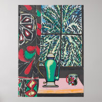 Kaffee unter Fenster nach dem Matisse Poster