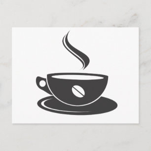 Kaffee-Vektor-Bild-1 Postkarte