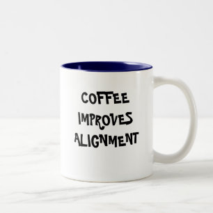 KAFFEE VERBESSERT AUSRICHTUNG ZWEIFARBIGE TASSE