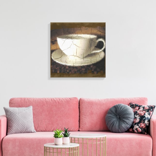 Kaffee von früher leinwanddruck (Insitu (Wohnzimmer))