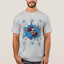 Kaffee vor Chaos - T - Shirt zum Zitat am Sonnaben