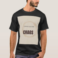 Kaffee vor dem Chaos Lustige Kaffee Liebhaber Morg