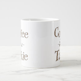 Kaffee vor Talkie Jumbo-Tasse