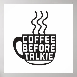 Kaffee vor Talkie Poster