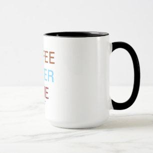 Kaffee. Wasser. Wein Tasse