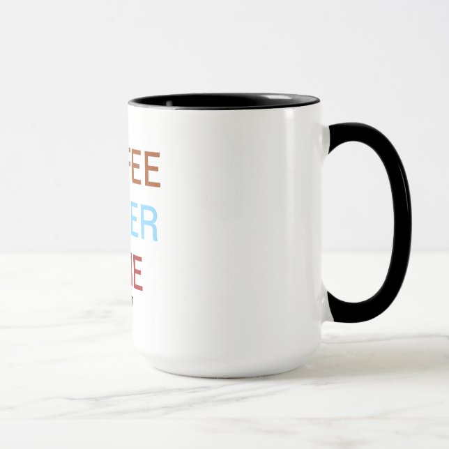 Kaffee. Wasser. Wein Tasse (Rechts)