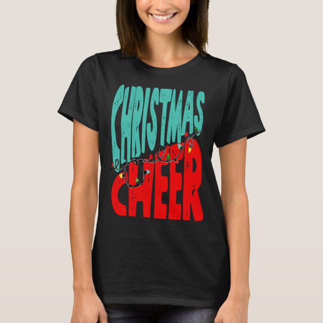 Kaffee Weihnachtsfrau Frauen Latte Cosy Winter Cof T-Shirt (Vorderseite)