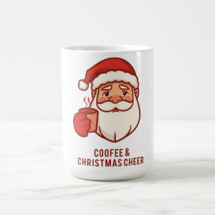 Kaffee & Weihnachtsfreude Santa-Tasse Kaffeetasse