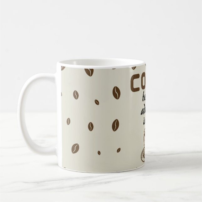 Kaffee, weil Ehebruch schwer ist Kaffeetasse (Links)