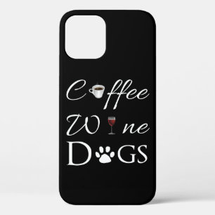 Kaffee Wein Hunde iPhone Case