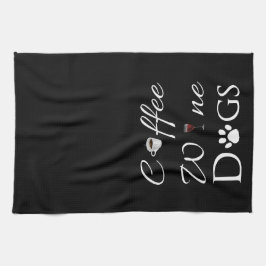 Kaffee Wein Hunde Küche Handtuch