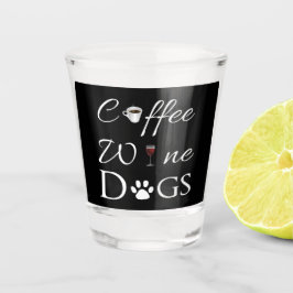 Kaffee Wein Hunde Shotglas Schnapsglas