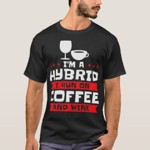 Kaffee Wein Hybrid Alkohol Kaffee Addict2 T-Shirt
