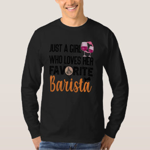 Kaffee Weinangebot Barista Cool Kaffee Wein 54 T-Shirt