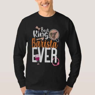 Kaffee Weinangebot Barista Cooler Kaffee Wein 5 T-Shirt