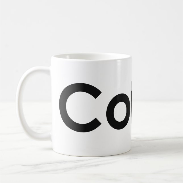 Kaffee, weiße 11 oz klassische weiße Tasse (Links)