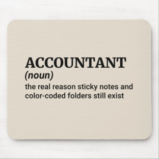Kaffee, Zahlen & Witze - Funny Accountant Mousepad