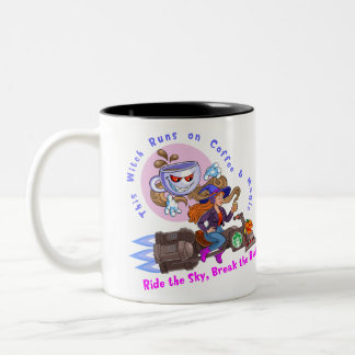 Kaffee & Zauberhexe Zweifarbige Tasse