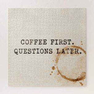 Kaffee zuerst
