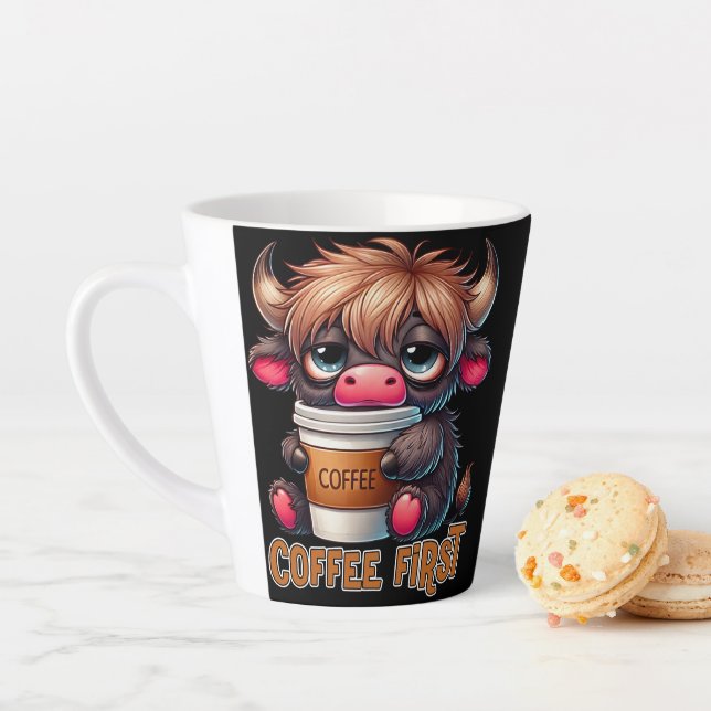 Kaffee zuerst  milchtasse (Beispiel)