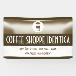 Kaffee zum Becher-Shop-Banner Banner