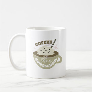 Kaffee Zurück zum Homeschooling Kaffeetasse
