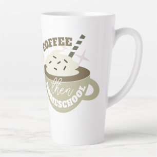 Kaffee Zurück zum Homeschooling Milchtasse