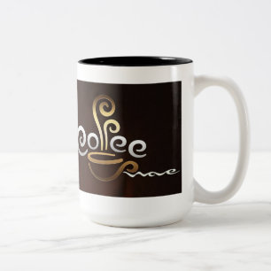 Kaffee Zweifarbige Tasse