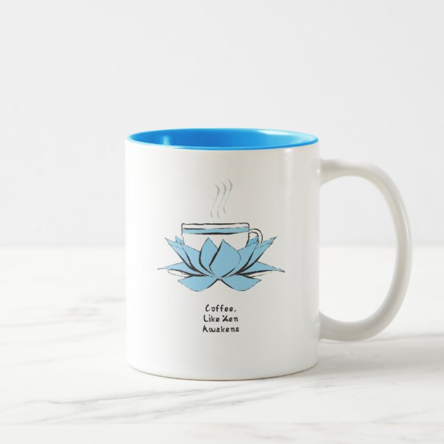 Kaffee Zweifarbige Tasse (Rechts)