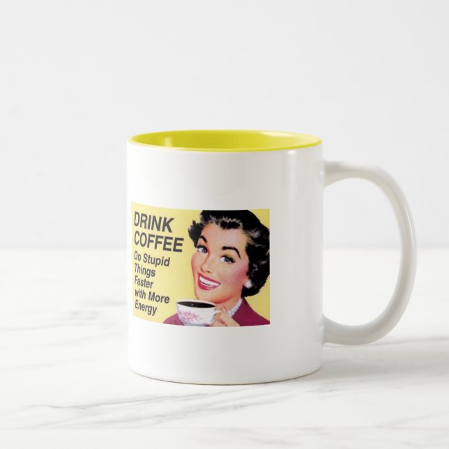 Kaffee Zweifarbige Tasse (Rechts)