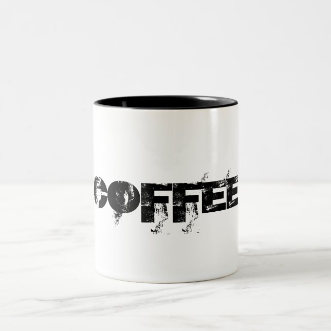 Kaffee Zweifarbige Tasse (Mittel)