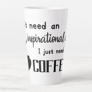 Kaffeeaddikate, Sonnenkaffee, Kaffee-Sarcasm-Zitat Milchtasse